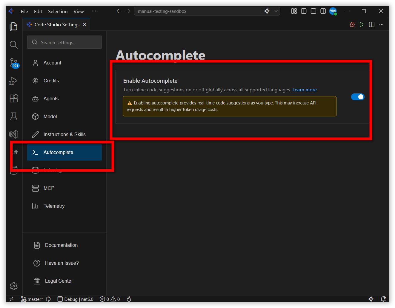 Autocomplete