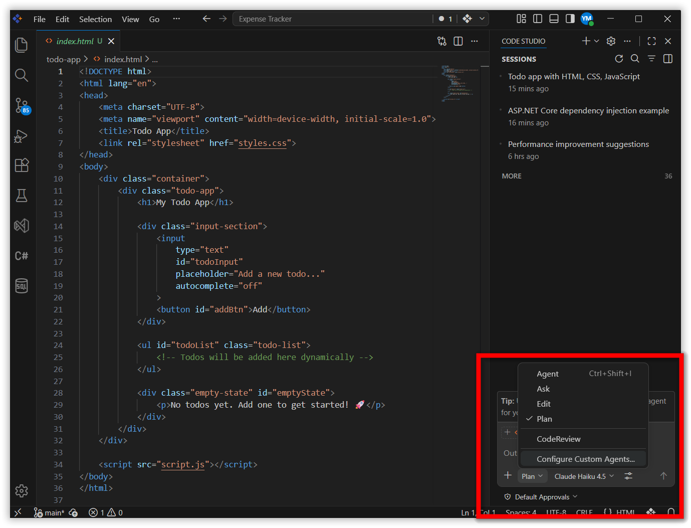 Open Chat View