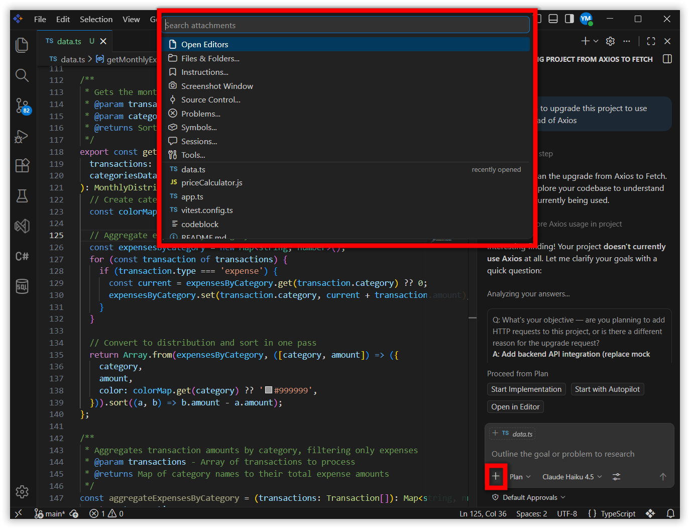 Add context
