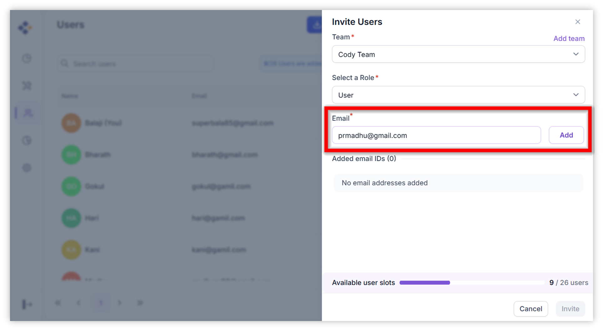 inviteuser